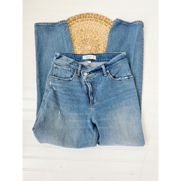 Abercrombie & Fitch Blue Straight Leg Jeans - Picture 2 of 13